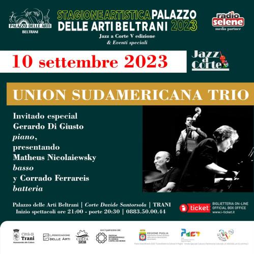 Jazz a Corte V Edizione Union Sudamericana Trio