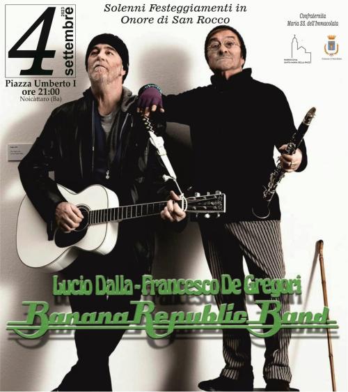 BANANA REPUBLIC BAND tribute Lucio Dalla & Francesco De Gregori