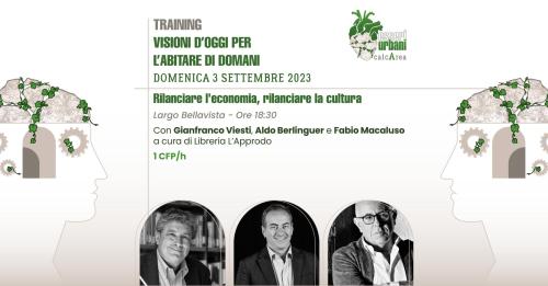 ESSERI URBANI 2023 calcArea | TALK Rilanciare l'economia, rilanciare la cultura