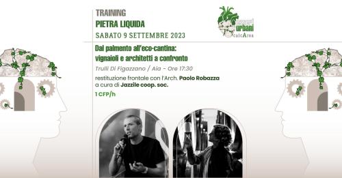 ESSERI URBANI 2023 calcArea | TALK L’evoluzione dell’architettura legata alla viticoltura in Valle d’Itria