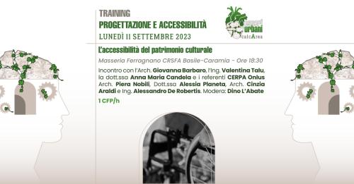 ESSERI URBANI 2023 calcArea | TALK L’accessibilità del patrimonio culturale