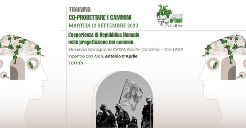ESSERI URBANI 2023 calcArea | TALK L’esperienza di Repubblica Nomade nella progettazione dei cammini