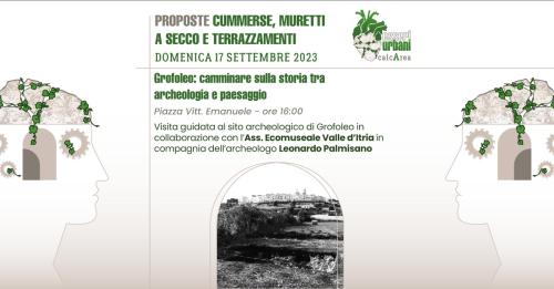 ESSERI URBANI 2023 calcArea | EXPERIENCE Grofoleo: camminare sulla storia tra archeologia e paesaggio
