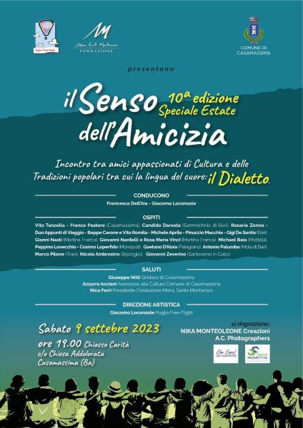 Il Senso dell'Amicizia edizione n. 10 Speciale Estate