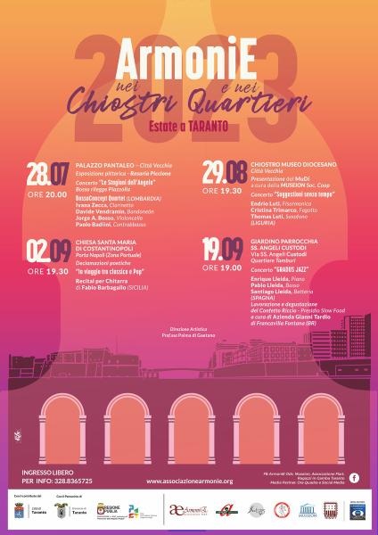 In viaggio con ArmoniE nei Chiostri e nei Quartieri