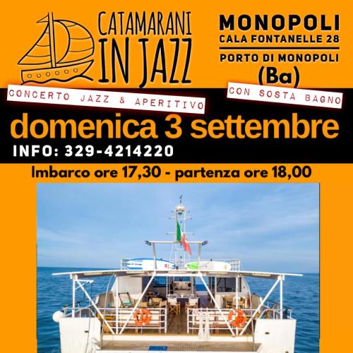 Catamarani in Jazz on Adriatic Sea