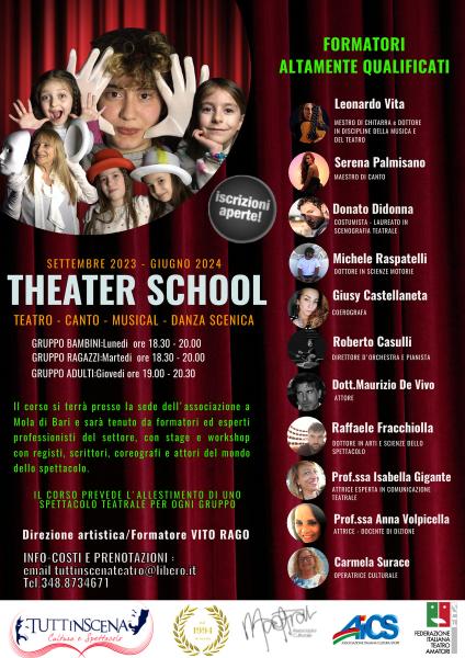 THEATER SCHOOL: teatro-musical-canto-danza