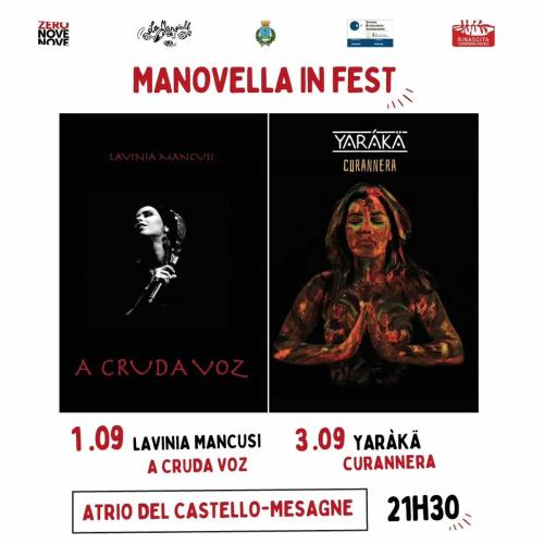 “Manovella in Fest” con Lavinia Mancusi e  YARAKA