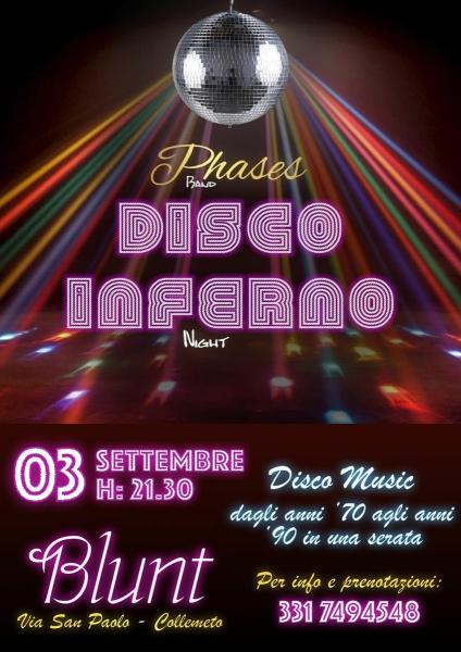Disco Inferno Night by Phases Band - Collemeto