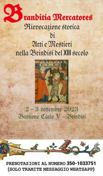 “Branditia Mercatores: Arti e Mestieri nella Brindisi del XIII secolo”