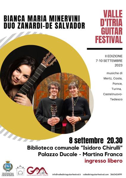Concerto Bianca Maria Minervini e duo Zanardi-De Salvador