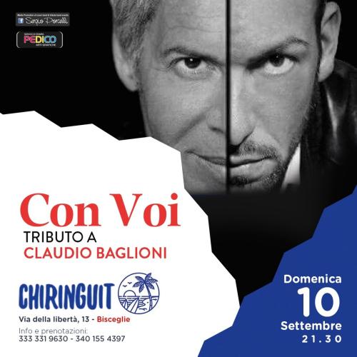 Con Voi - Claudio Baglioni tribute band a Bisceglie