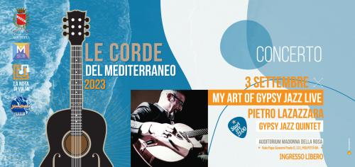 Le corde del mediterraneo 2023- Pietro Lazazzara Gipsy Jazz Quintet