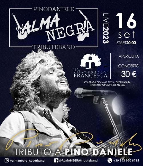 ALMANEGRA Pino Daniele Tribute Band alla MASSERIA FRANCESCA