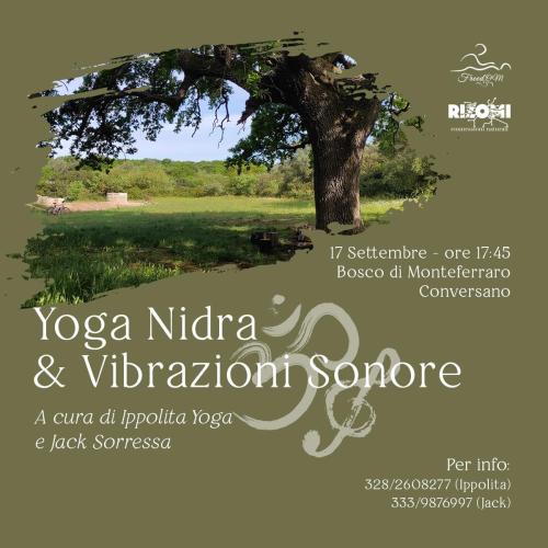Yoga Nidra & Vibrazioni Sonore al bosco di Monteferraro