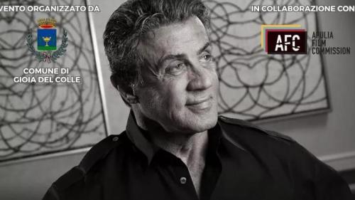 Sylvester Stallone e suo fratello Frank in visita a Gioia del Colle