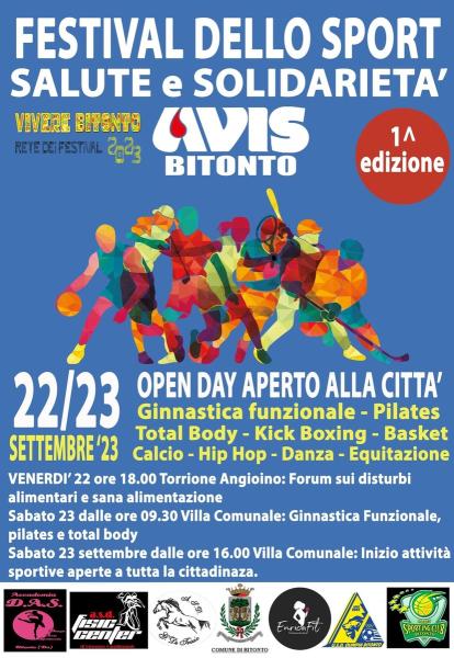 FESTIVAL dello SPORT SALUTE e SOLIDARIETA'