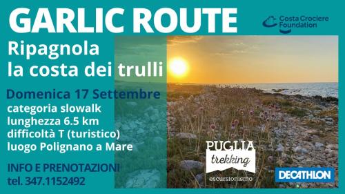 GARLIC ROUTE Ripagnola la costa dei trulli