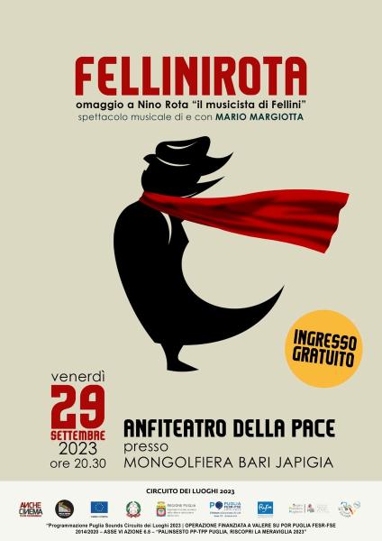 FELLINIROTA - spettacolo musicale gratuito dedicato ai due Grandi del Cinema e della Musica