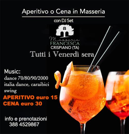 Aperitivo o cena con djset
