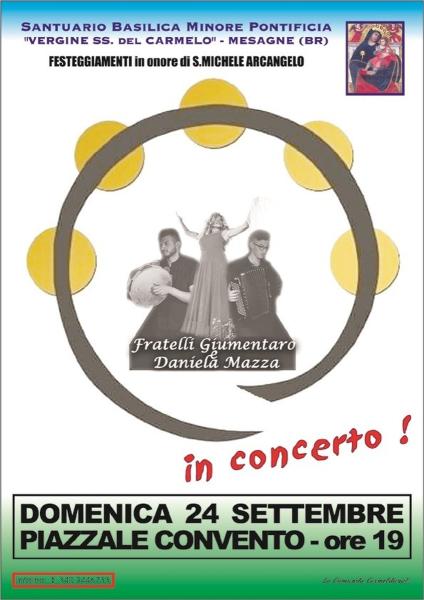 Fratelli Giumentaro e Daniela Mazza in concerto