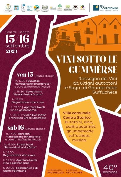 Vini sotto le Cummerse
