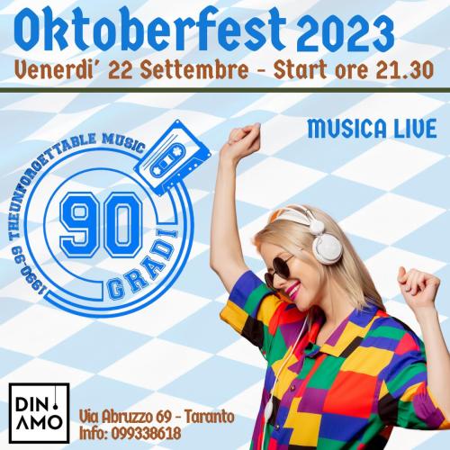 Opening Party anni '90 - 90 Gradi Band Live - Oktoberfest 2023