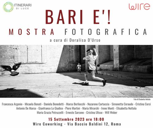 “Bari è”…in mostra a Roma!