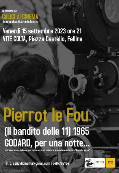Lù Miére Calicidicinema ritorna a Felline con un omaggio al regista Jean Luc Godard