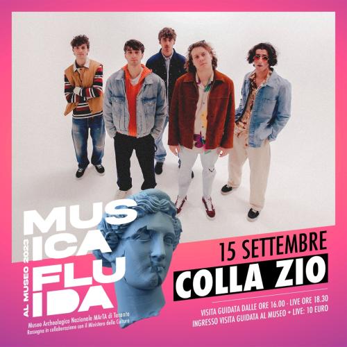 COLLA ZIO Musica Fluida al Museo MarTa di Taranto