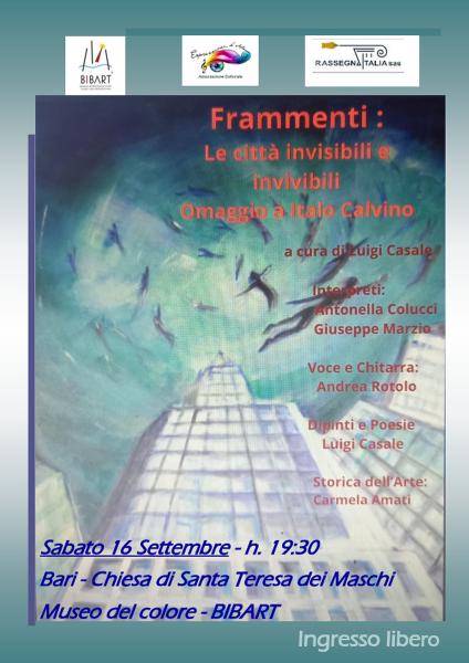 FRAMMENTI - Le città invisibili e invivibili - Omaggio a Italo Calvino