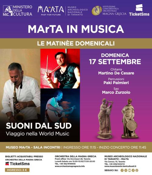 SUONI DAL SUD Viaggio nella World Music - Rassegna MarTa in Musica