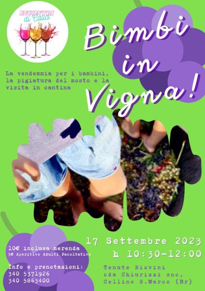 Bimbi In Vigna!