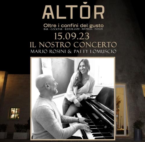 ALTOR “Ai Confini del Live”presenta: MARIO ROSINI & PATTY LOMUSCIO con “Il nostro concerto, le più belle canzoni d’autore”