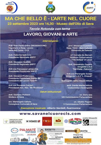 Tavola Rotonda "Lavoro, Giovani e Arte"