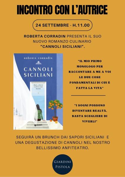 "Cannoli siciliani" - Incontro con l'autrice Roberta Corradin
