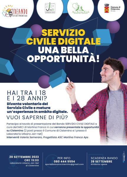 SERVIZIO CIVILE DIGITALE - Una bella opportunità