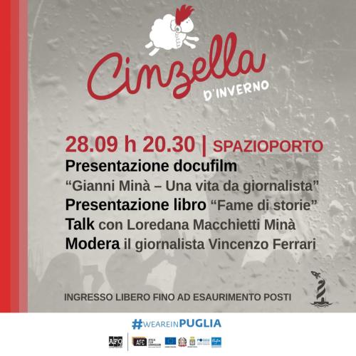 Cinzella d'Inverno presenta "GIANNI MINA'- UNA VITA DA GIORNALISTA"