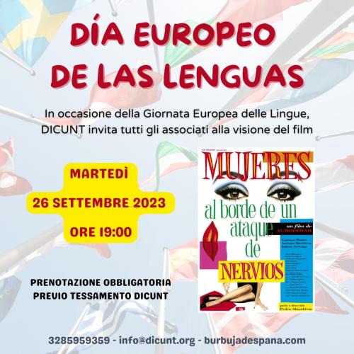 Día Europeo de las Lenguas - Giornata Europea delle Lingue