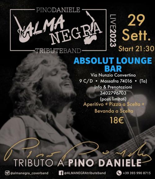 ALMANEGRA Pino Daniele Tribute Band al ABSOLUT Lounge Bar