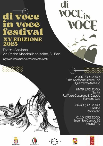 Di Voce in Voce Festival 2023 XV Edizione