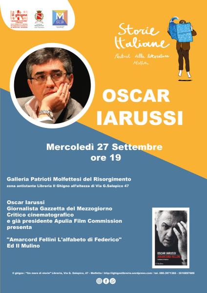 " Fellini nell'alfabeto dei sogni di Iarussi per Storie Italiane Molfetta "