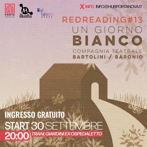 Redreading13 "Un giorno bianco. Dove il noi dimora in me".