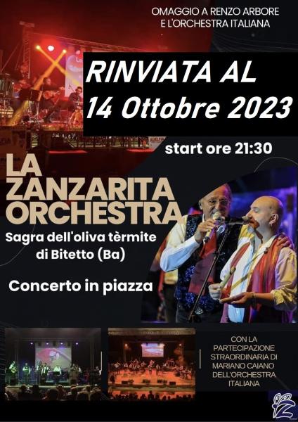 Sagra Dell'Oliva Tèrmite Concerto in Piazza Con La Straordinaria Partecipazione di Mariano Caiano De L'Orchestra Italiana di Renzo Arbore