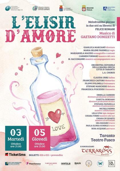 L'ELISIR D'AMORE di Gaetano Donizetti - Orchestra Giovanile della Magna Grecia e L.A. Chorus