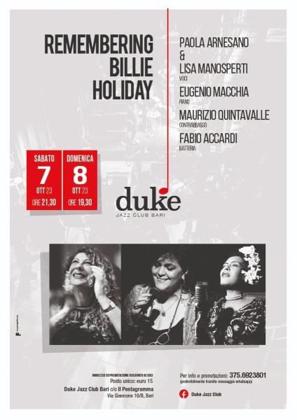 "Remembering Billie Holiday"
