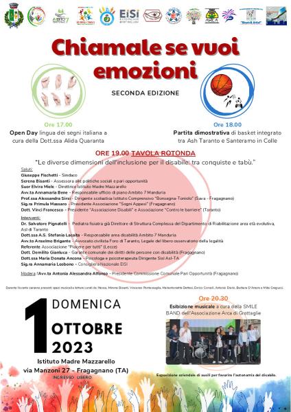 CHIAMALE SE VUOI EMOZIONI SECONDA EDIZIONE