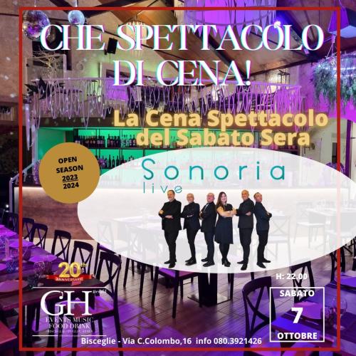 Sonoria Live - cena spettacolo a Bisceglie G'H