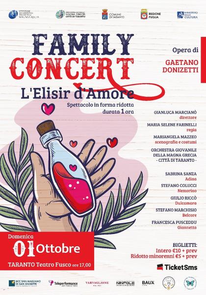 FAMILY CONCERT - L'ELISIR D'AMORE - Gaetano Donizetti