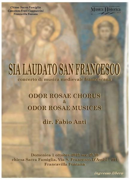 SIA LAUDATO SAN FRANCESCO concerto di musica medievale francescana